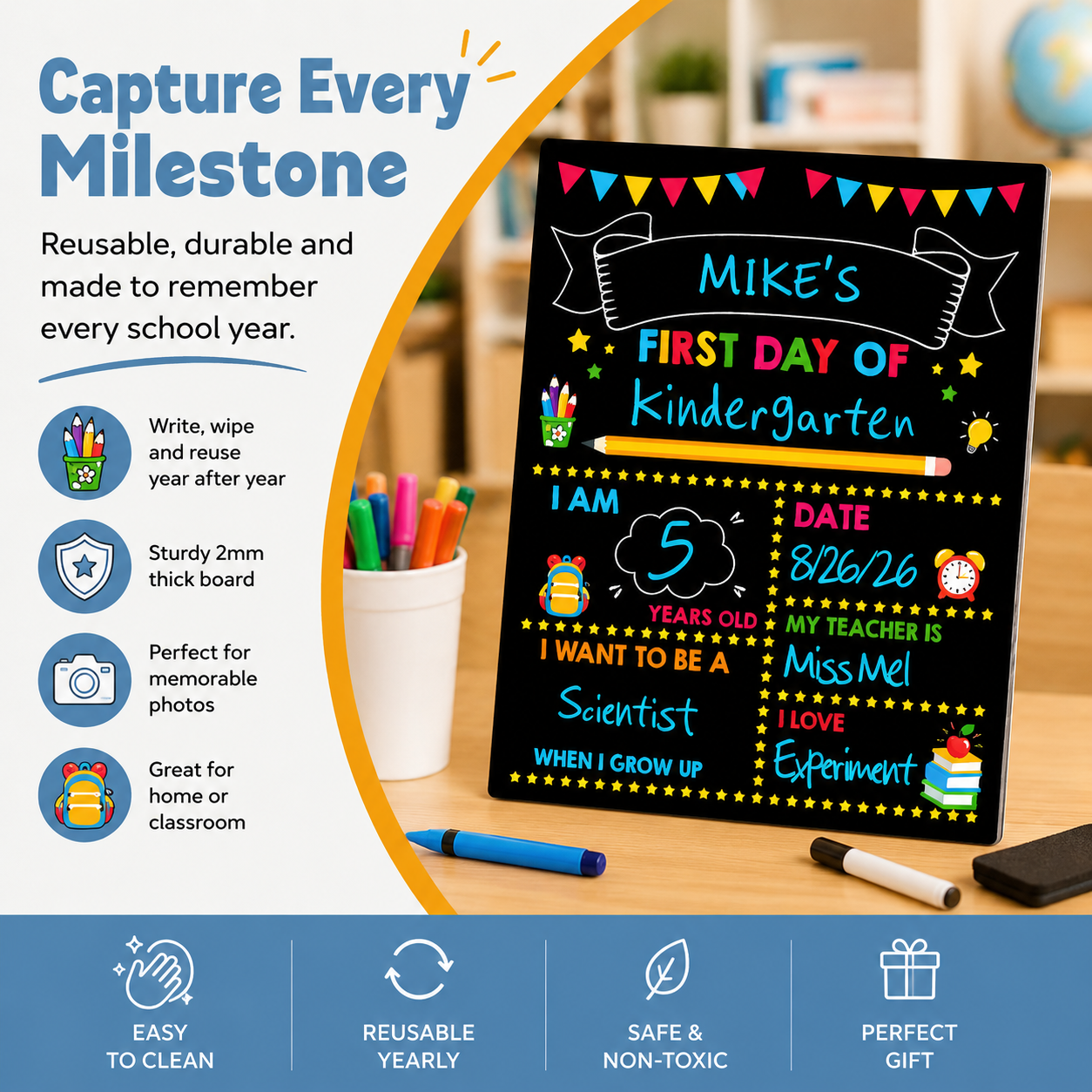 ClassKeeps™ First & Last Day Board