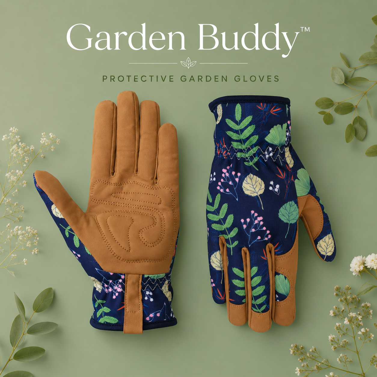 Garden Buddy™ Protective Garden Gloves