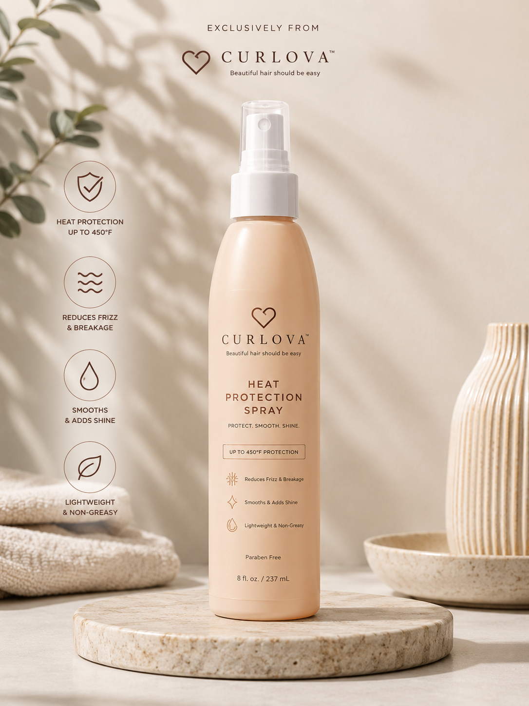 Curlova™ HeatShield Spray