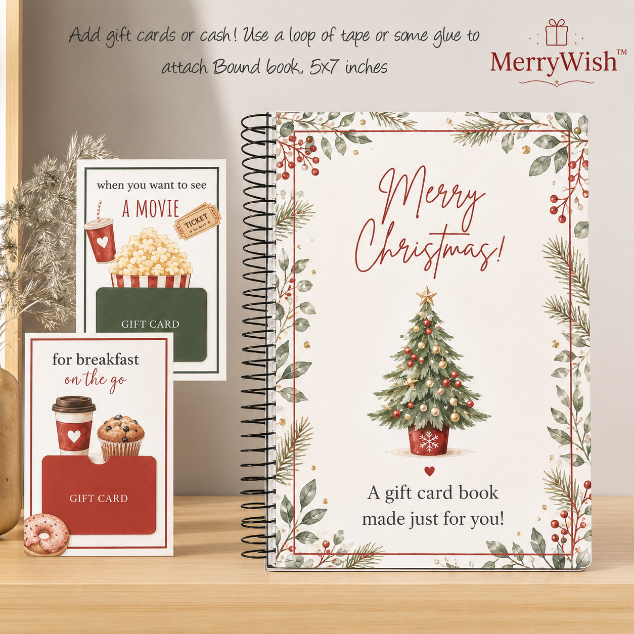 MerryWish™ Gift Card Book