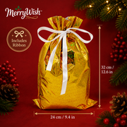 Christmas Gift Bag + Ribbon