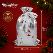 Christmas Gift Bag + Ribbon