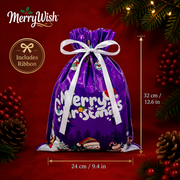 Christmas Gift Bag + Ribbon