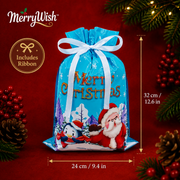 Christmas Gift Bag + Ribbon