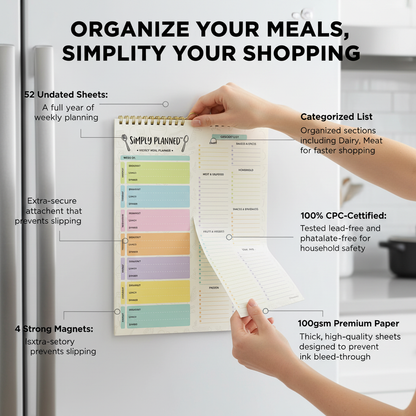 Simply Planned™ Weekly Meal Planner