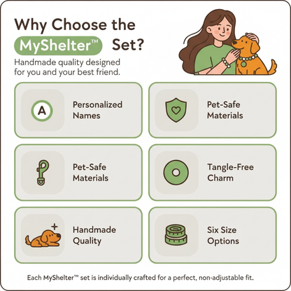 MyShelter™ Matching Collar & Bracelet